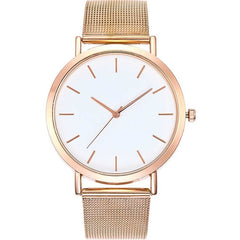 Women New Business Watch Black Mesh Band Stainless Steel Analog Quartz Wristwatch Lady Female Luxury Watches Montre Femme