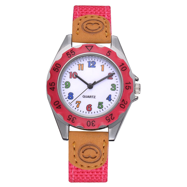 2019 Fashion Kids Watches Children Women Girl Leather Quartz Watch boy Wrist Watch Clock cartoon horloge kinderen gifts