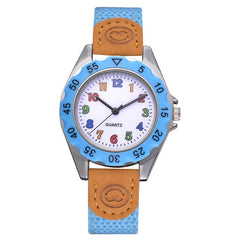 2019 Fashion Kids Watches Children Women Girl Leather Quartz Watch boy Wrist Watch Clock cartoon horloge kinderen gifts