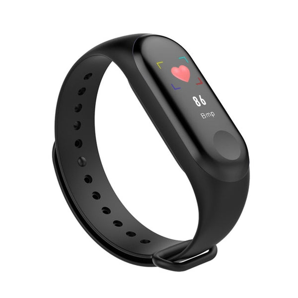 Waterproof Smart Band M4 Smart Bracelet Color Screen Fitness Tracker Blood Pressure Heart Rate Monitor Smart Band