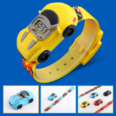 2019 Children Kids Boy Watches Car Toy Digital LED Quartz Sports Electronic Quartz Sport Watch Shock WristWatch