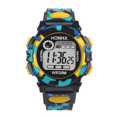 2019 Waterproof Children Watch Kids Child Boy Girl Multifunction Waterproof Sports Electronic Watch Watches Select Gift for kid