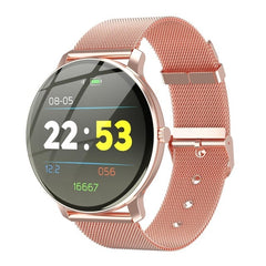 R88 Fashion Smart Bracelet Round Screen Bluetooth Step Heart Rate Blood Pressure Oxygen Sleep Monitoring IP67 Waterproof Watch