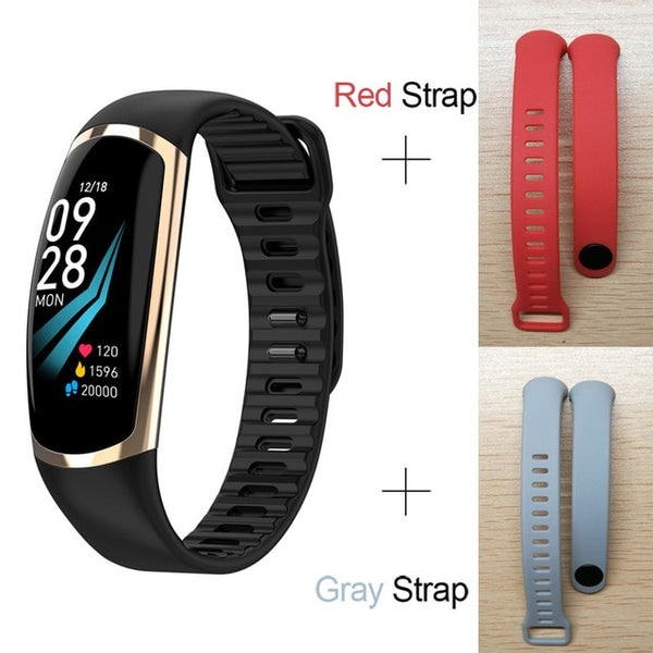 Smart Bracelet R16 Men Women Heart Rate Watch Sleep Monitor Blood Pressure Fitness Tracker Android IOS Color Message Sport Band