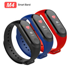 M4 Smart Band Fitness Tracker Watch Sport Bracelet Heart Rate Blood Pressure Smartband Monitor Health Smart Wristband for Adult