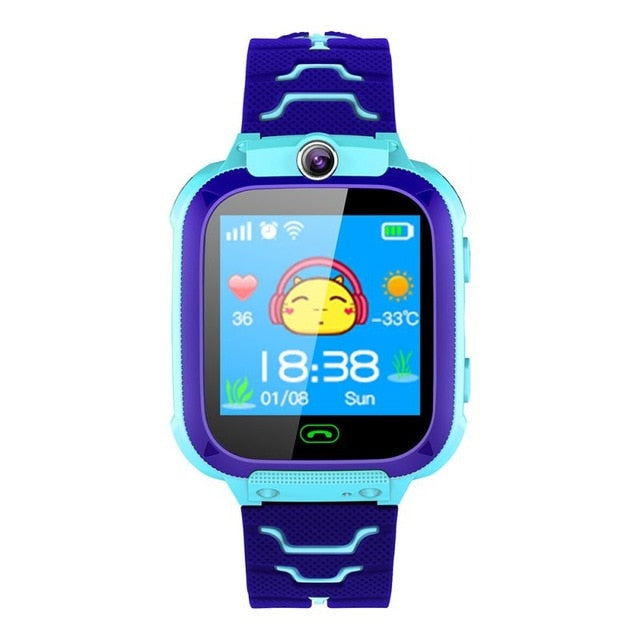 Waterproof Watch Children Smart Anti-lost Kid Wristwatch With GPS Positioning and SOS Function For Android and IOS