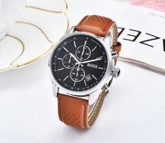 2019 Boss Watch Luxury Mens watches quartz stopwatch all function all pointers work boss waterproof man chronograph