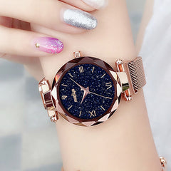 Fashion 2019 Magnetic Starry Sky Watches Women For Luxury Brand Female Clock Ladies Wrist Watch Relogio Feminino zegarek damski