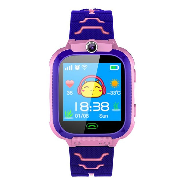 2019 New Children's Smart Waterproof Watch Anti-lost Kid Wristwatch GPS Positioning SOS Function Android&IOS детские часы