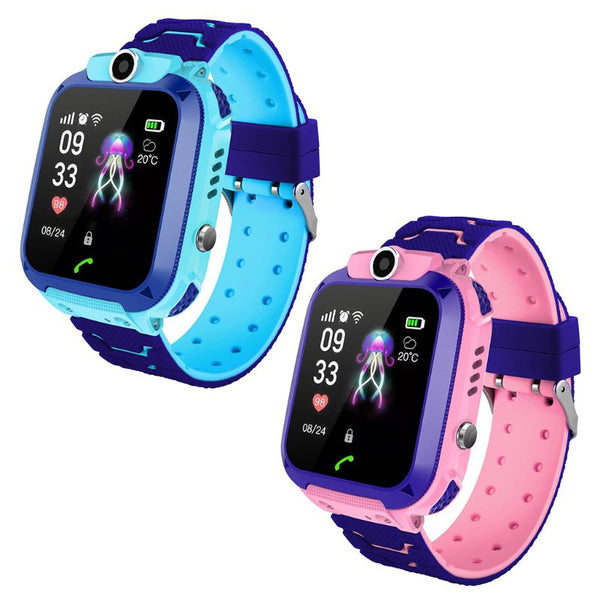 Waterproof New Q12 Smart Watch Multifunction Children Digital Wristwatch Baby Watch Phone For IOS Android Kids Toy Gift