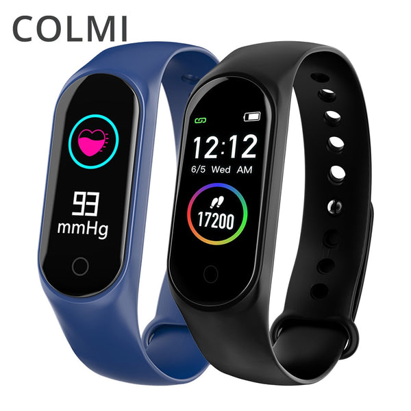 COLMI M4S Smart Bracelet Color-screen IP67 Fitness Tracker blood pressure Heart Rate Monitor Smart band For Android IOS phone