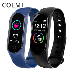 COLMI M4S Smart Bracelet Color-screen IP67 Fitness Tracker blood pressure Heart Rate Monitor Smart band For Android IOS phone