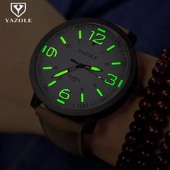 Watch Men YAZOLE Brand Luxury Fashion Sports Watches Luminous Male Clock Quartz Watch Hour Montre Drop Ships relogio masculino