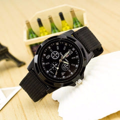 New Brand Sport Watches Men Leather Nylon Military Army Waterproof clock Men Outdoor Quartz watch zegarki meskie reloj hombre