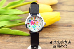 simple design boys and girls learn to time number quartz watch kids luminous hands tutor nylon sports gift Dibujos de reloj