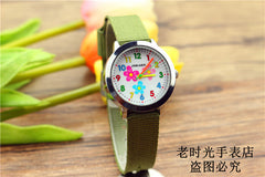 simple design boys and girls learn to time number quartz watch kids luminous hands tutor nylon sports gift Dibujos de reloj