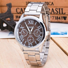 2019 New Brand 3 Eyes Gold Geneva Casual Quartz Watch Women Stainless Steel Dress Watches Relogio Feminino Ladies Clock Hot Sale