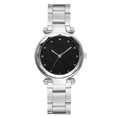 2019 Women Steel Watches Black Bracelet Watch Ladies Casual Quartz Stainless Band Marble Strap Dress Watch Relogio Feminino