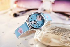 NEW arrive Cute Cheese Cat Pattern Kids Watch Quartz Analog Child Watches For Boys Girls Student Clock Gift Relogio Feminino