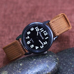 2018 famous hot seller children boys canvas breathable quartz wristwatch students kids clear digital military fashion watches