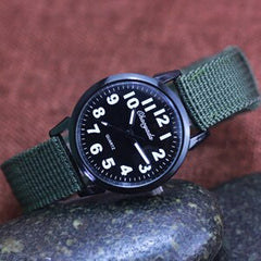 2018 famous hot seller children boys canvas breathable quartz wristwatch students kids clear digital military fashion watches