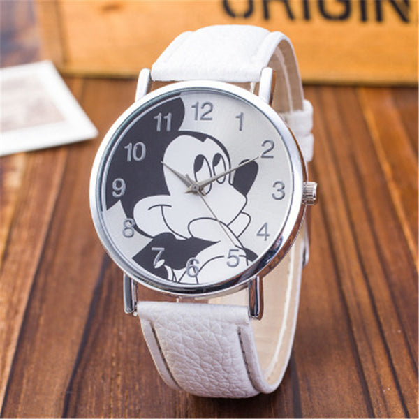 Children Women Ladies Girl Quartz Watches Fashion Leather Kids Wrist Watch Clock cartoon female relogio feminino 8O55