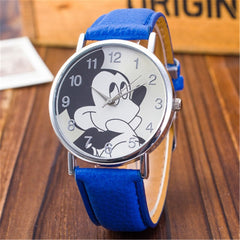 Children Women Ladies Girl Quartz Watches Fashion Leather Kids Wrist Watch Clock cartoon female relogio feminino 8O55