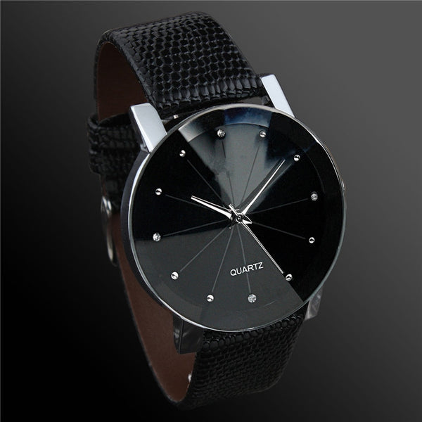 Luxury Military Watch Women Leather Male Business Dial Quart-watch Leather Wristwatch Wrist Watch Men Erkek Kol Saati D50