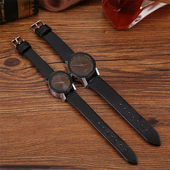 Luxury Military Watch Women Leather Male Business Dial Quart-watch Leather Wristwatch Wrist Watch Men Erkek Kol Saati D50