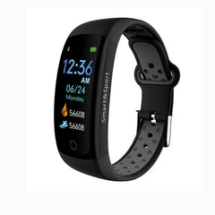 Q6S Smart Bracelet Blood Pressure Heart Rate Monitor Smartband Wristband Waterproof Sports Fitness Colors 3D dynamic Watch Band