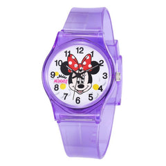 Mickey Minnie Children Watches Kids for Girls Gift Fashion Women Cartoon Wristwatches Cute Clock Relogio Infantil Relojes Nina