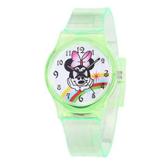 Mickey Minnie Children Watches Kids for Girls Gift Fashion Women Cartoon Wristwatches Cute Clock Relogio Infantil Relojes Nina