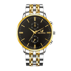 ORLANDO Men Wrist Watches 2019 Quartz Luxury Business man watches men watch metal relogio masculino