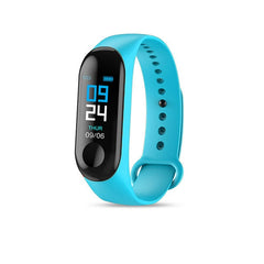 M3 Smart Watch Bracelet Band Fitness Tracker Messages Reminder Color Screen Waterproof Sport Wristband For men women