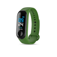 M3 Smart Watch Bracelet Band Fitness Tracker Messages Reminder Color Screen Waterproof Sport Wristband For men women