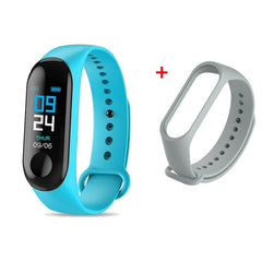 M3 Smart Watch Bracelet Band Fitness Tracker Messages Reminder Color Screen Waterproof Sport Wristband For men women