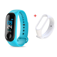 M3 Smart Watch Bracelet Band Fitness Tracker Messages Reminder Color Screen Waterproof Sport Wristband For men women