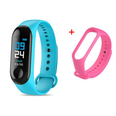 M3 Smart Watch Bracelet Band Fitness Tracker Messages Reminder Color Screen Waterproof Sport Wristband For men women