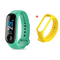 M3 Smart Watch Bracelet Band Fitness Tracker Messages Reminder Color Screen Waterproof Sport Wristband For men women