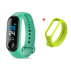 M3 Smart Watch Bracelet Band Fitness Tracker Messages Reminder Color Screen Waterproof Sport Wristband For men women