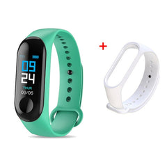 M3 Smart Watch Bracelet Band Fitness Tracker Messages Reminder Color Screen Waterproof Sport Wristband For men women