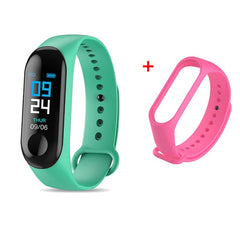 M3 Smart Watch Bracelet Band Fitness Tracker Messages Reminder Color Screen Waterproof Sport Wristband For men women