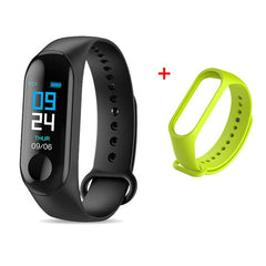 M3 Smart Watch Bracelet Band Fitness Tracker Messages Reminder Color Screen Waterproof Sport Wristband For men women