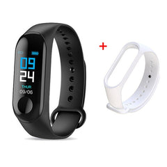 M3 Smart Watch Bracelet Band Fitness Tracker Messages Reminder Color Screen Waterproof Sport Wristband For men women