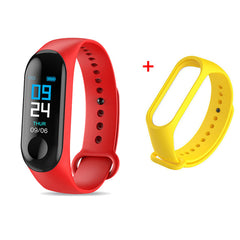 M3 Smart Watch Bracelet Band Fitness Tracker Messages Reminder Color Screen Waterproof Sport Wristband For men women