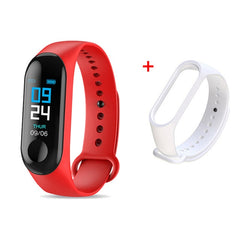 M3 Smart Watch Bracelet Band Fitness Tracker Messages Reminder Color Screen Waterproof Sport Wristband For men women