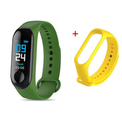 M3 Smart Watch Bracelet Band Fitness Tracker Messages Reminder Color Screen Waterproof Sport Wristband For men women